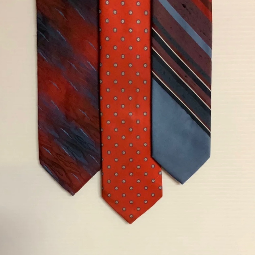 Men’s Vintage Neckties (3) Assorted Ties